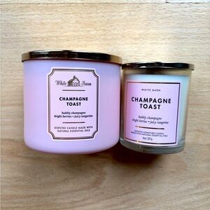 NWT Champagne Toast Candles